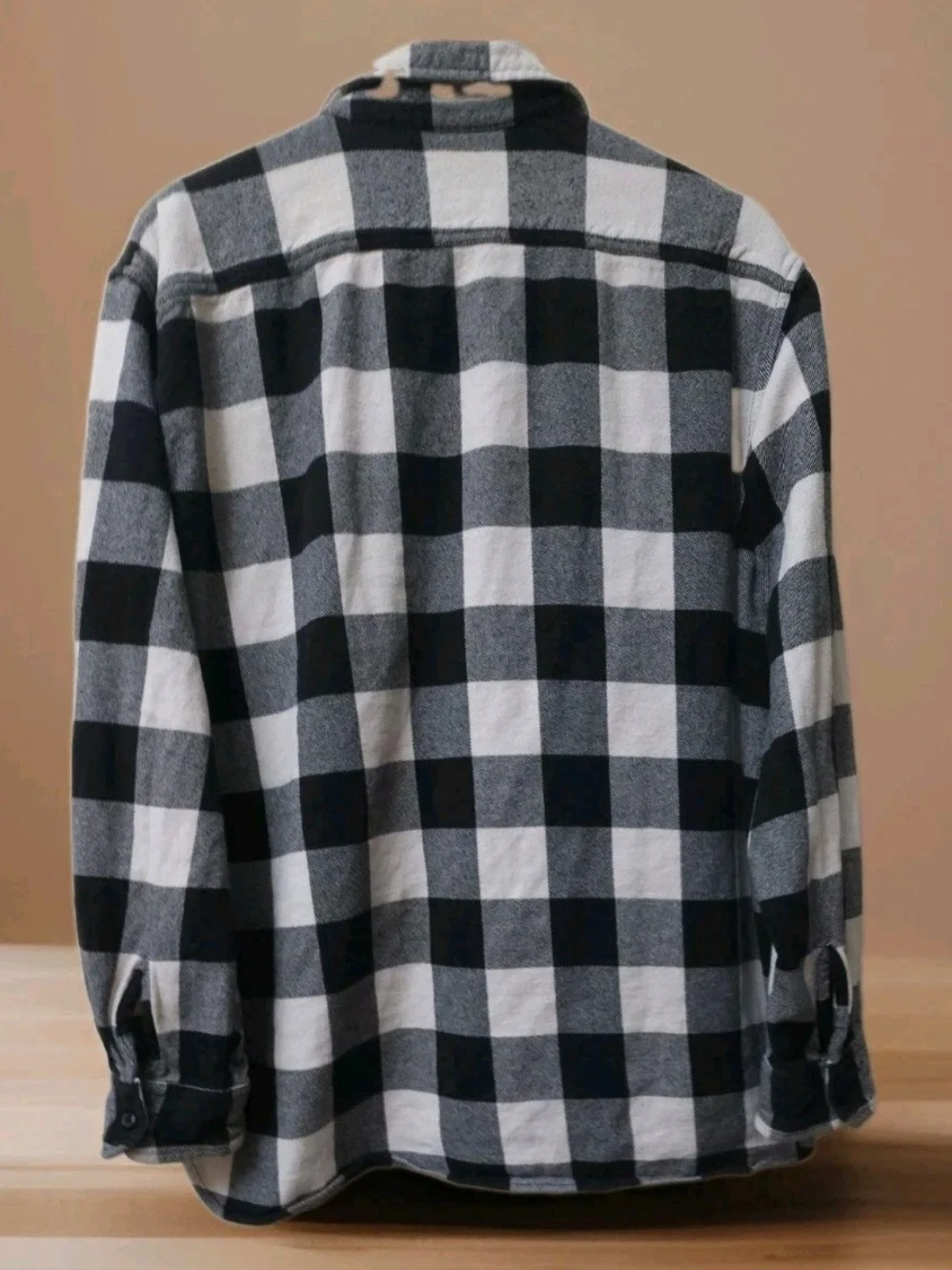 Levi's Black & White Plaid Utility Shirt Jacket